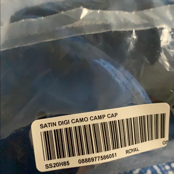Supreme SS20 Satin Digi Royal Blue Camp Cap SOLD - Picture 5 of 7